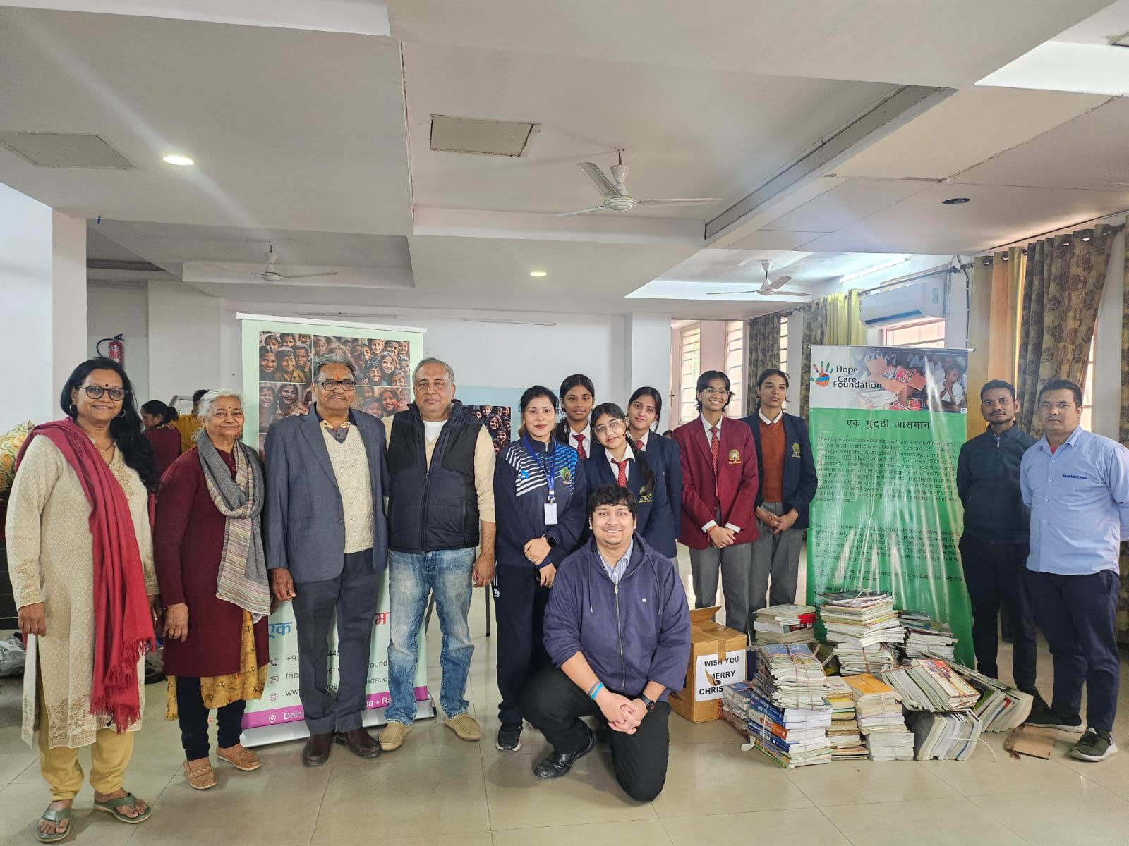 SPREADING WARMTH TO COMBAT WINTER CHILL